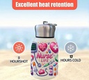 Medical Nurse Insulated Water Bottle With Handle