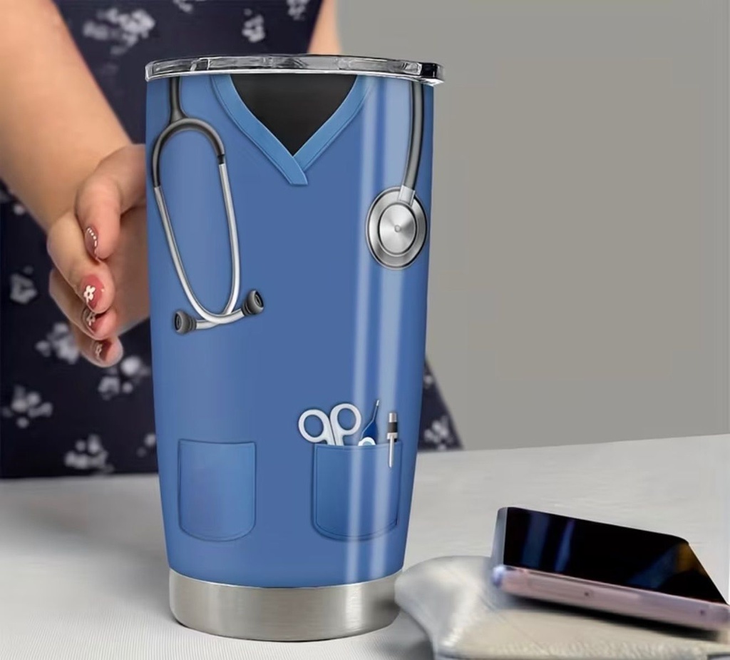 Nurse Stainless Steel Tumbler