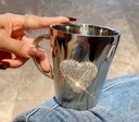 Heart Sparkling Stainless Steel Mug