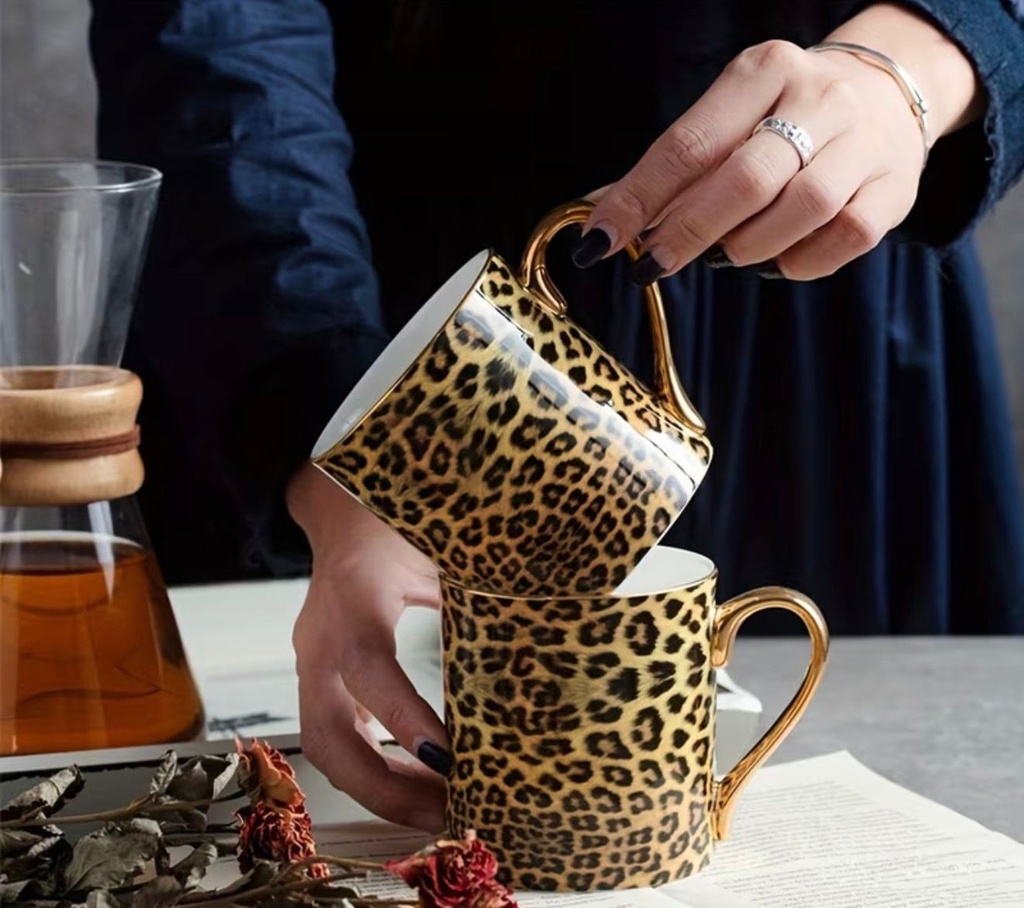 Leopard Patterned Cup 