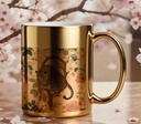 Golden Leopard Ceramic Cup