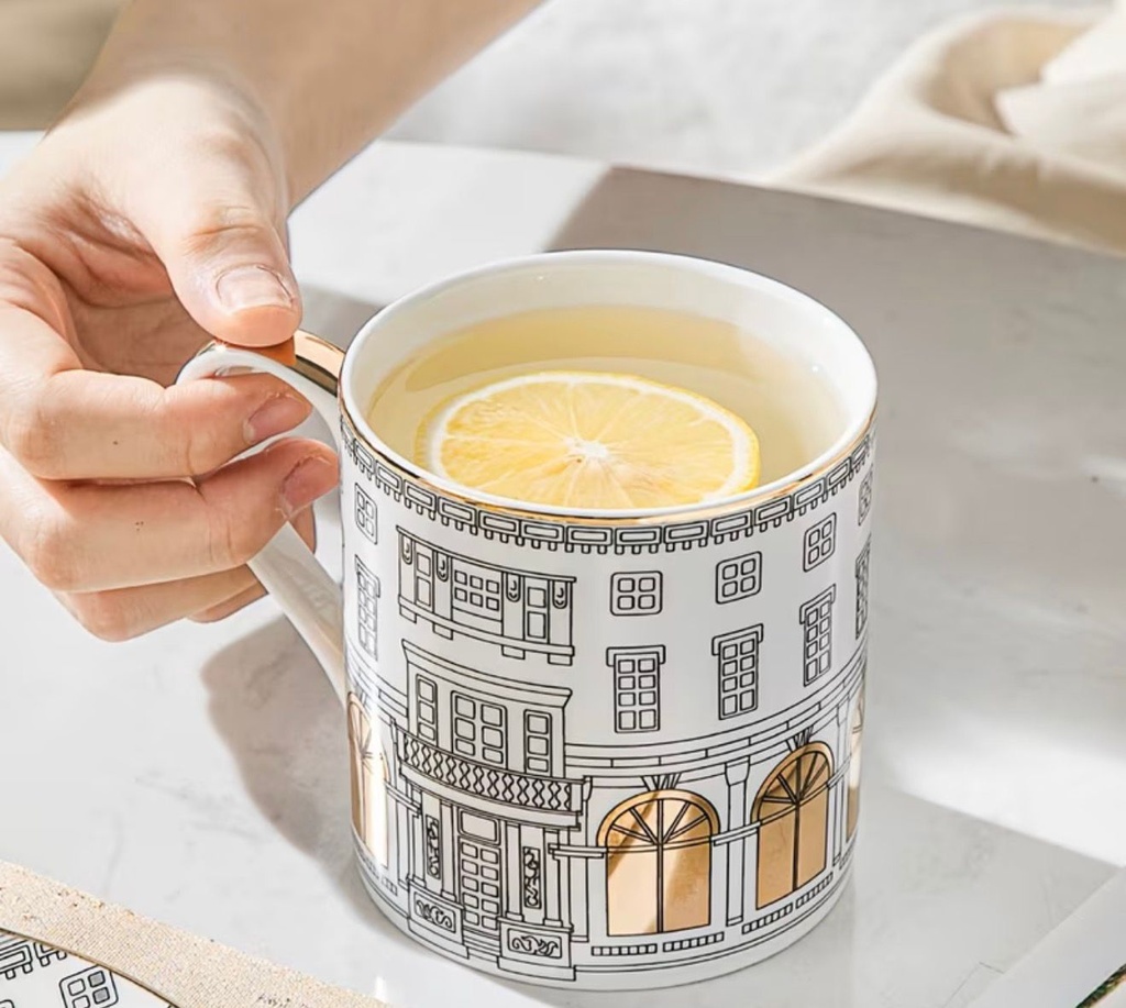Architectural Design Ceramic Cup