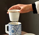  Tea Mug with Built-in Strainer 