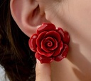 Rose-Inspired Stud Earrings