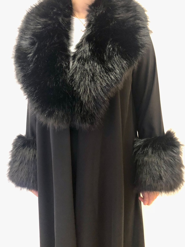Fur Coat Abaya