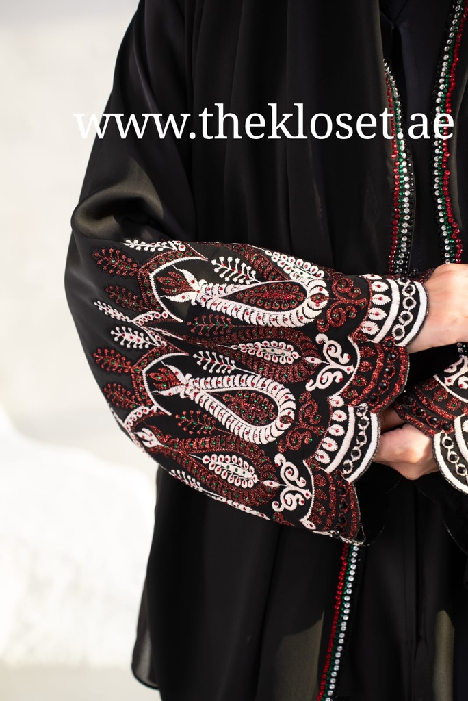 Handcrafted Embroidered Abaya 