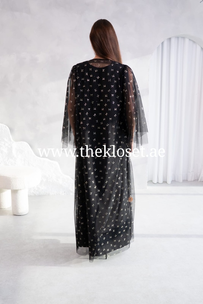Chiffon Abaya with Elegant Belt
