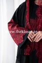 Elegant Lace Embrace Abaya