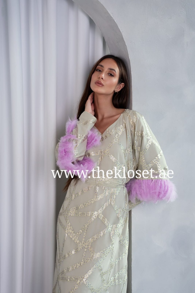 Olive Bloom Kaftan