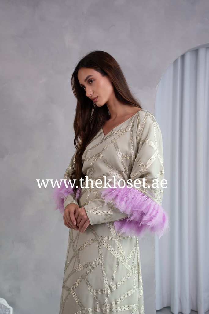 Olive Bloom Kaftan