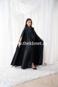 Luxe Draped Collar Abaya