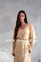 beautiful golden handmade dress