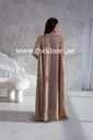 Classic Satin Open Abaya