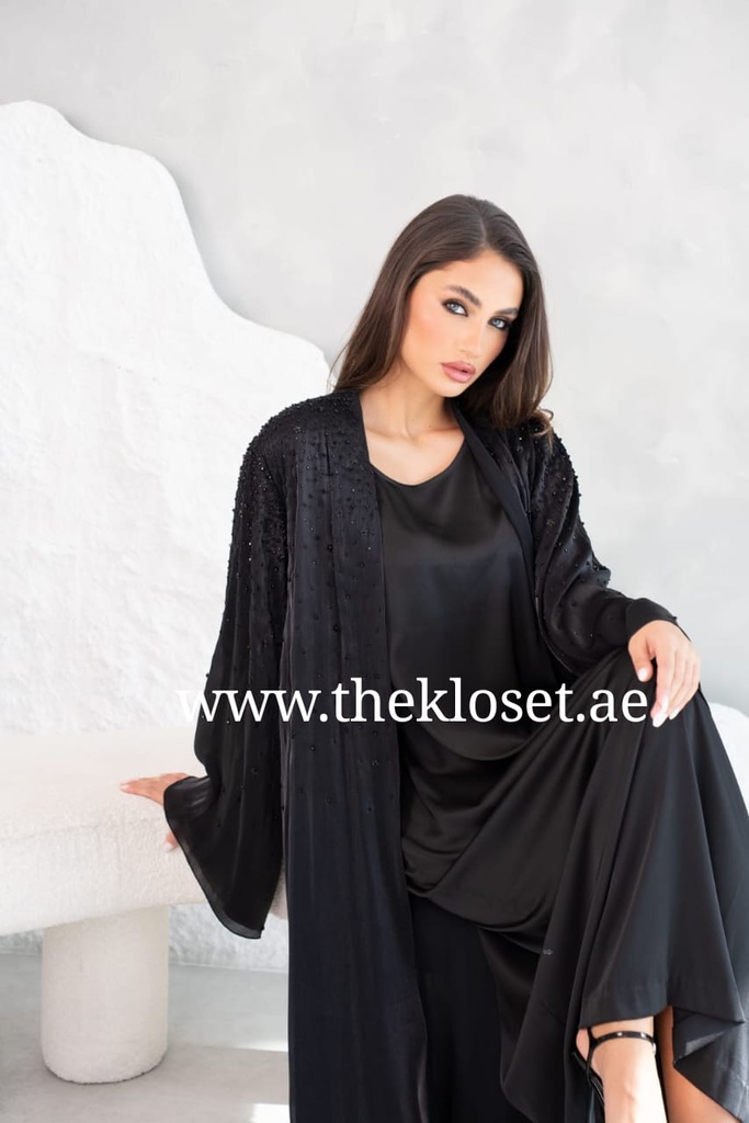 Beaded Black Luxe Abaya