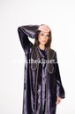 Hand-Beaded Velvet Abaya