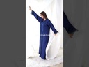 Royal Blue Lace Abaya, Dress And Shaila Set