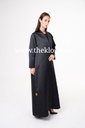 Beads Black Abaya