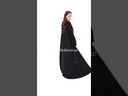 Black Abaya With Gold Trim