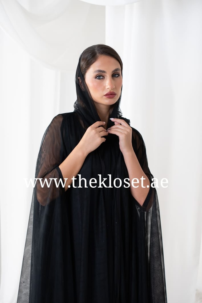 Wedding Crystal Lace Abaya