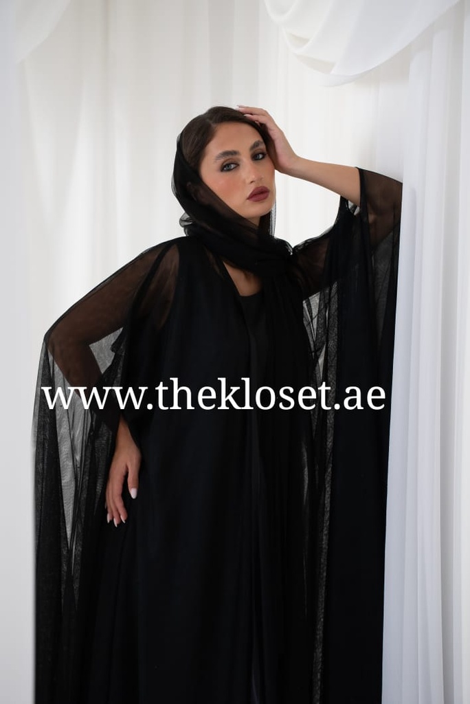 Wedding Crystal Lace Abaya