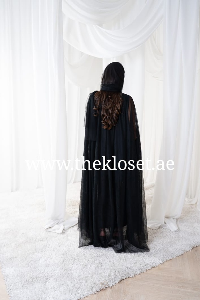 Wedding Crystal Lace Abaya