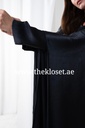 Black Abaya With Long Sleeves Inner 