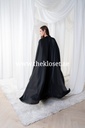 Black Abaya With Long Sleeves Inner 