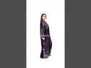 Hand-Beaded Velvet Abaya