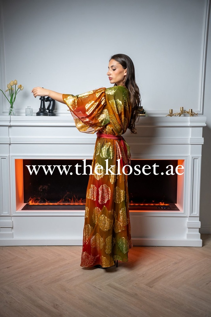 Asymmetric Exquisite Drape Dress