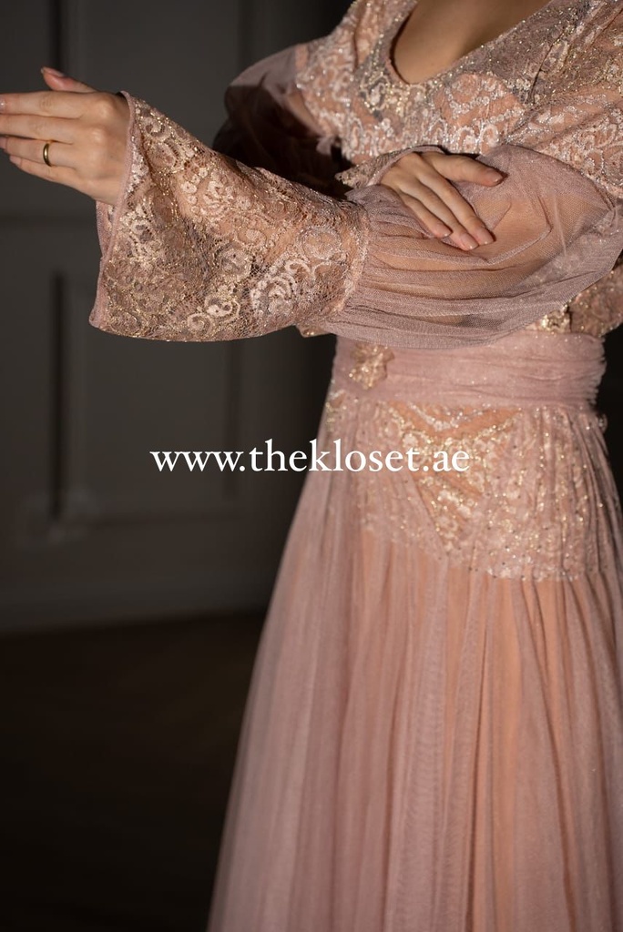 Long Prom Dresses Elegant Lace Tulle 