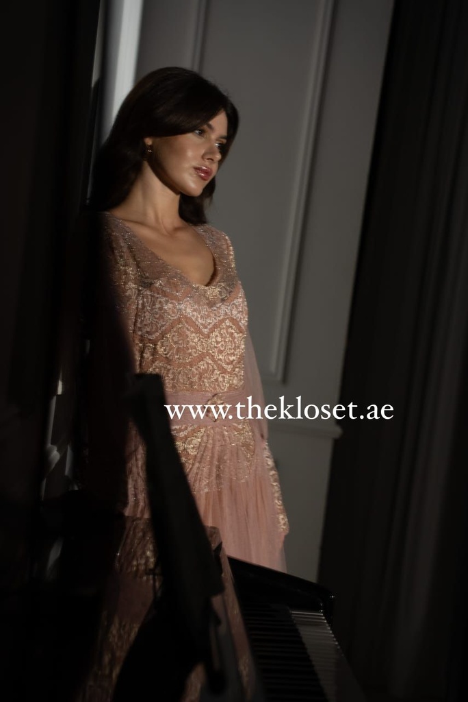 Long Prom Dresses Elegant Lace Tulle 