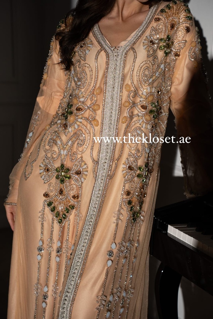 Elegant Dress Featuring Exquisite Embroidery Design