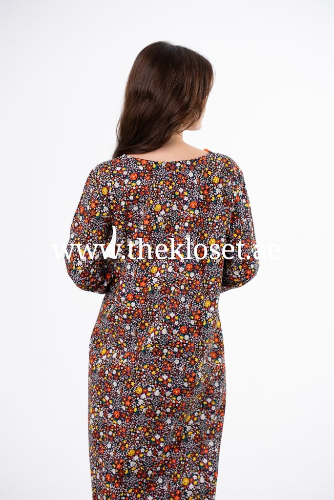 Cute Handmade Floral Jalabia Dress