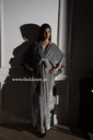 Metallic Effect Velvet Abaya
