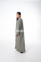 Stylish Beaded Foliage Abaya 