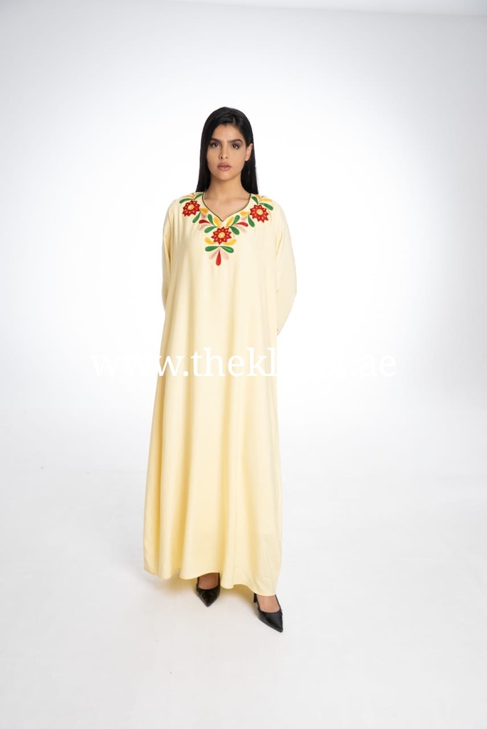 Chic Dress Colorful Embroidery