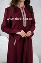 Fashionable Maroon Long Dress
