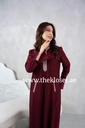 Fashionable Maroon Long Dress