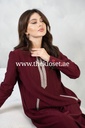Fashionable Maroon Long Dress