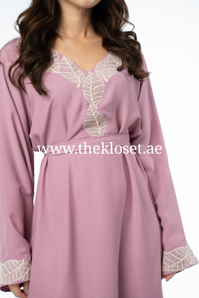 Stylish Dress With Floral Embroidery & Sequins