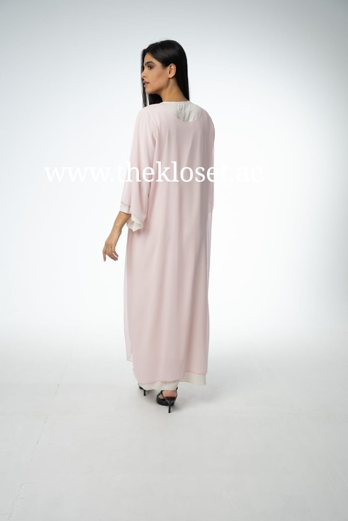 Chic Double-Layered Silk Chiffon Dress 