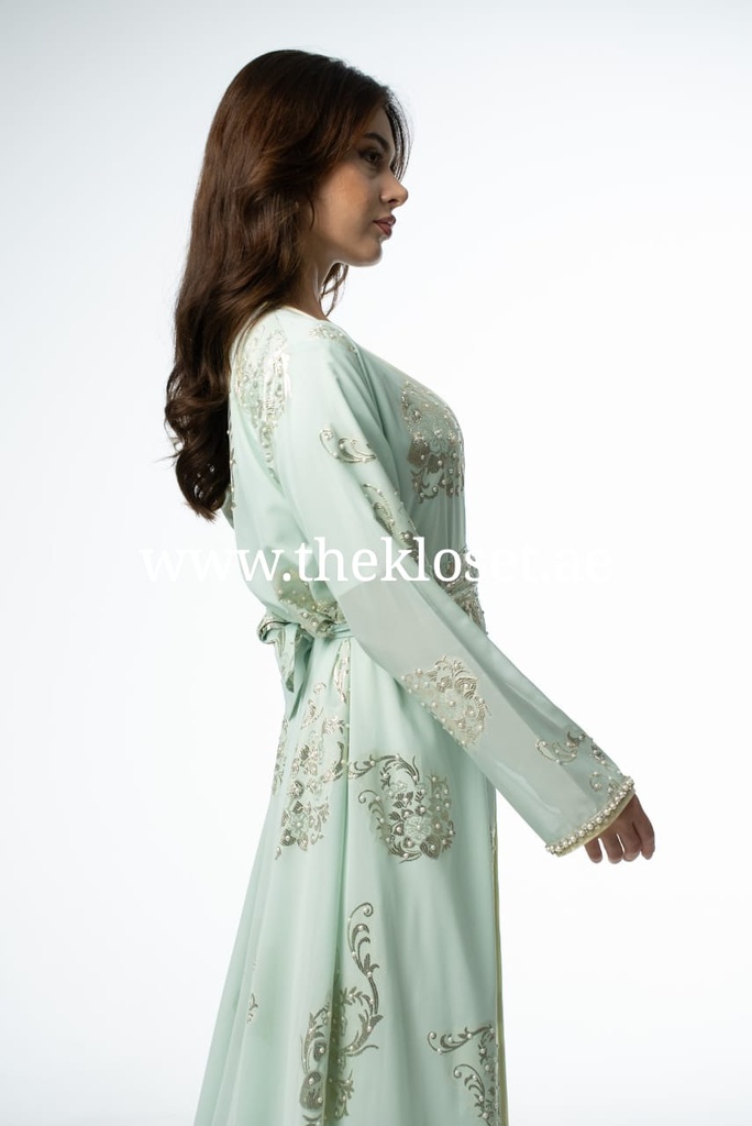 Elegant beaded two-piece Dress