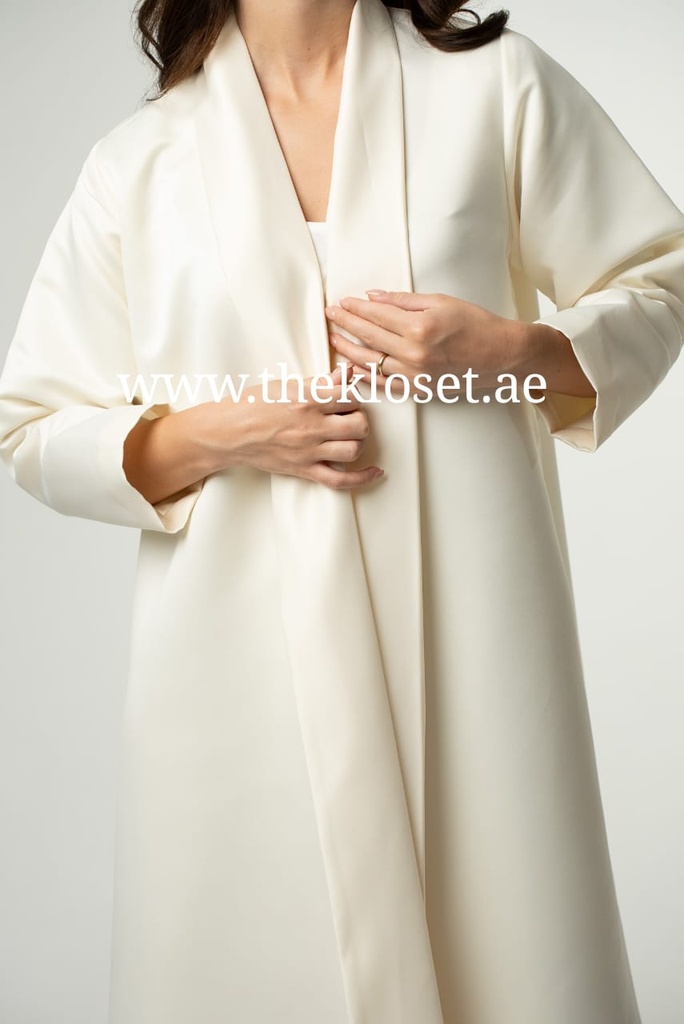Classic White Abaya