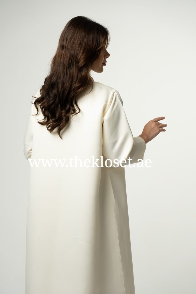 Classic White Abaya