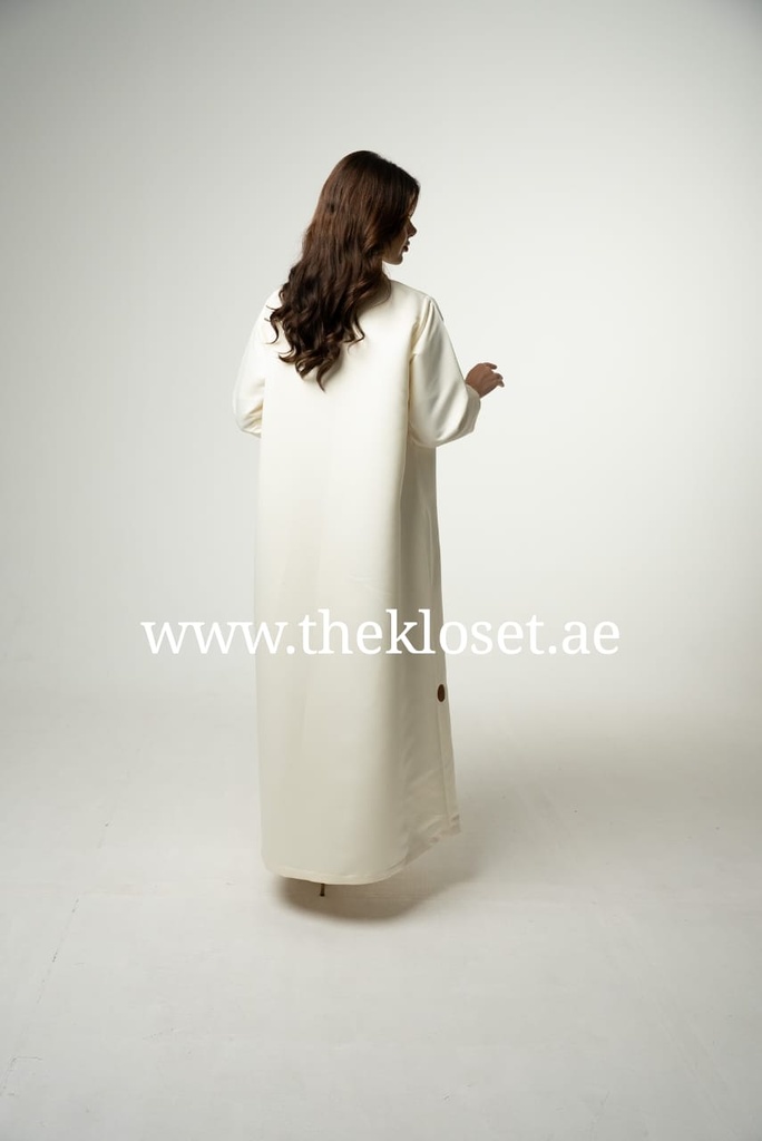 Classic White Abaya