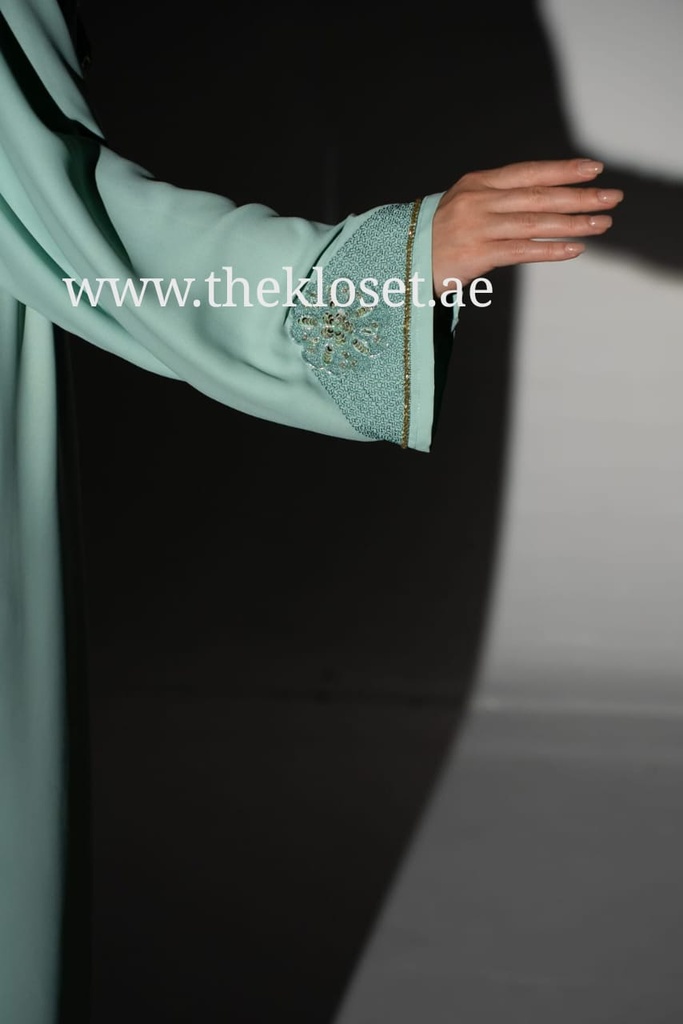 Blue Green Fashion Dress