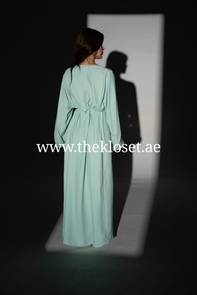 Blue Green Fashion Dress