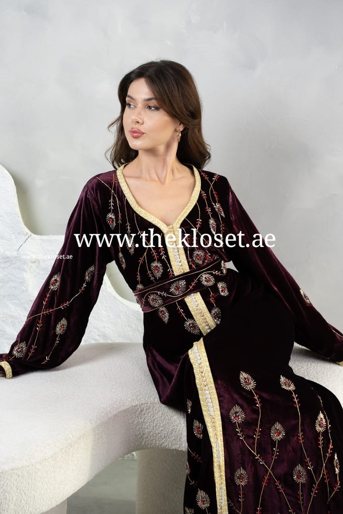 Exquisite hand beaded royal dress