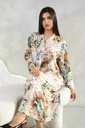  Silk Floral Printed Dress 