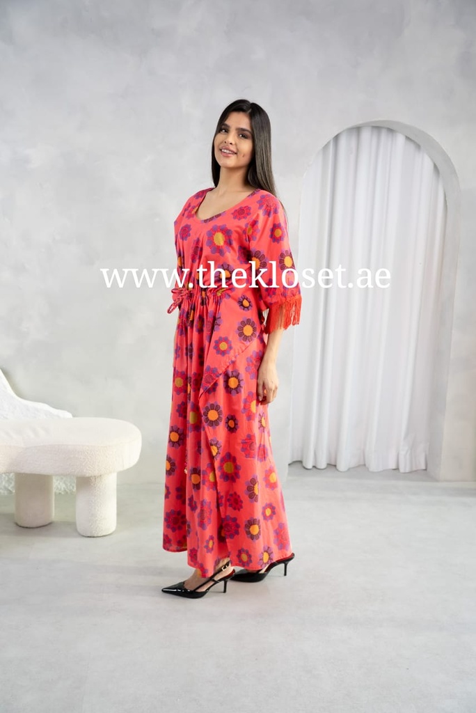 Gorgeous Flower-Patterned Dress